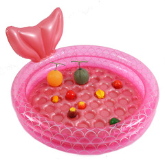 Swim-in-the-Sea Glitter Pool PVC Inflatable Home Newborn Baby Toddler Kids Pool Ocean Ball Pool