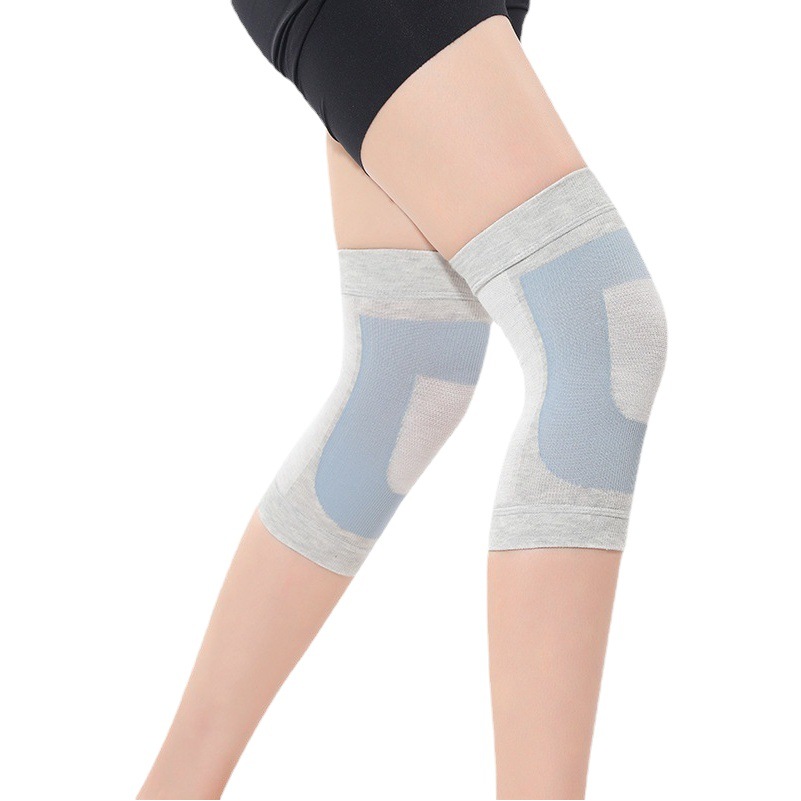Spring and summer knee pads warm breathable cold-proof non-slip protection knee leg pads three-dimensional woven comfortable seamless knee pads wholesale