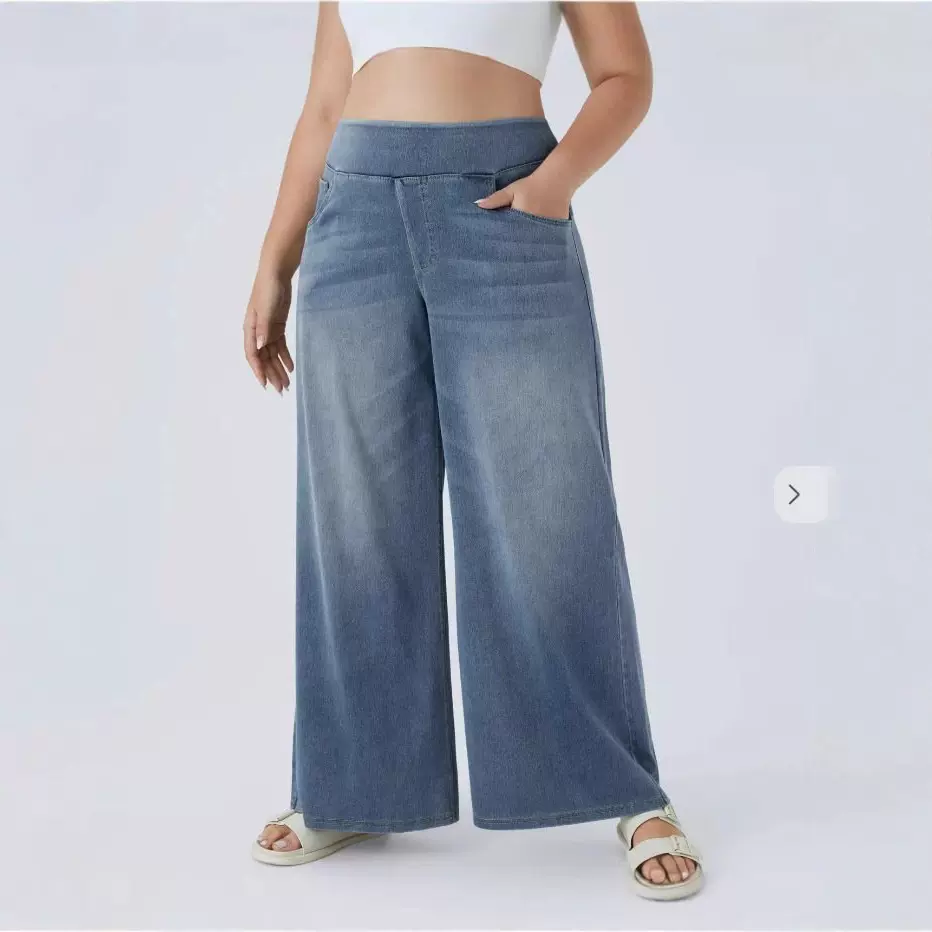 跨境欧美女士修身显瘦长裤牛仔裤