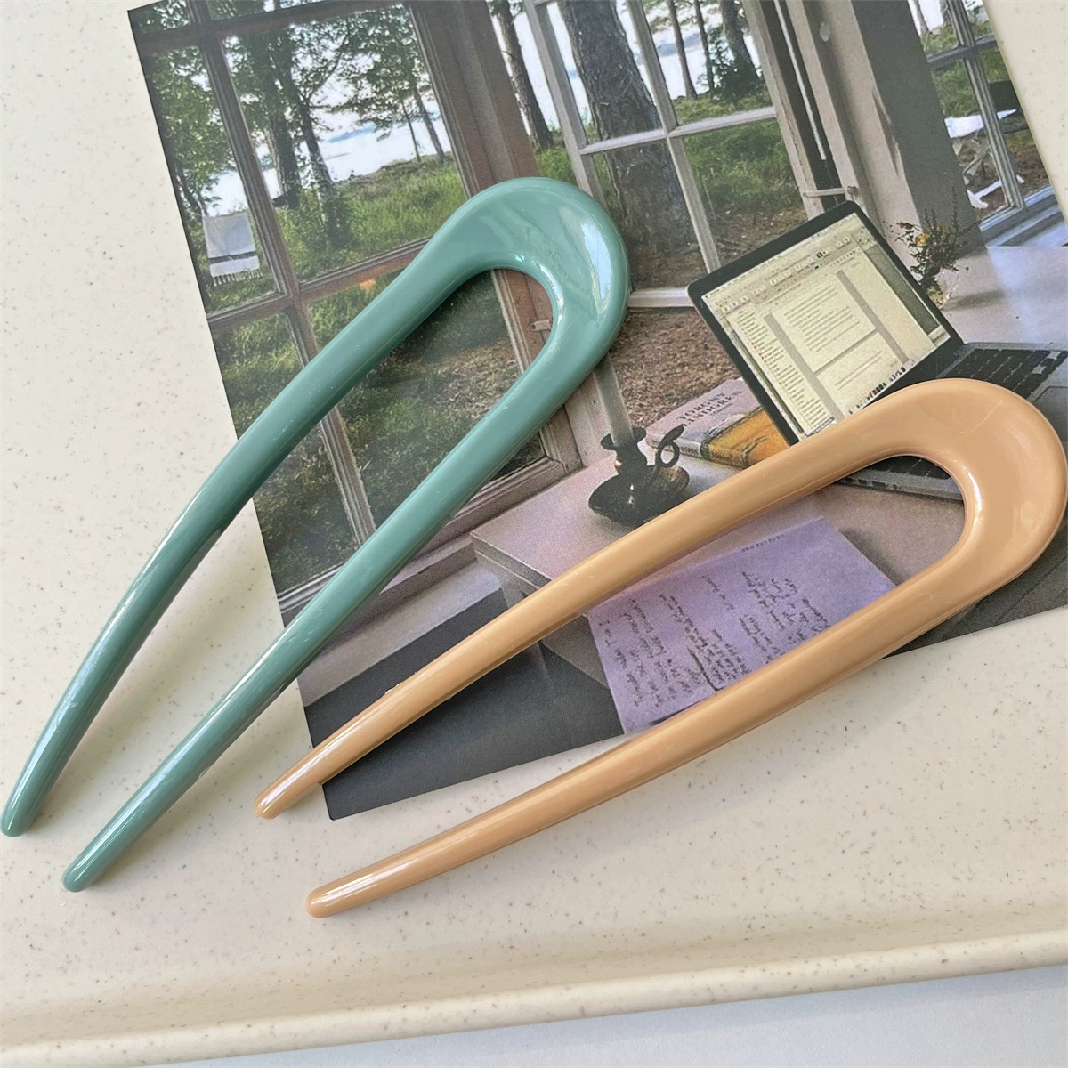 Китайская заколка, hairclip, аксессуар для волос, заколки, простой и элегантный дизайн, интернет-знаменитость