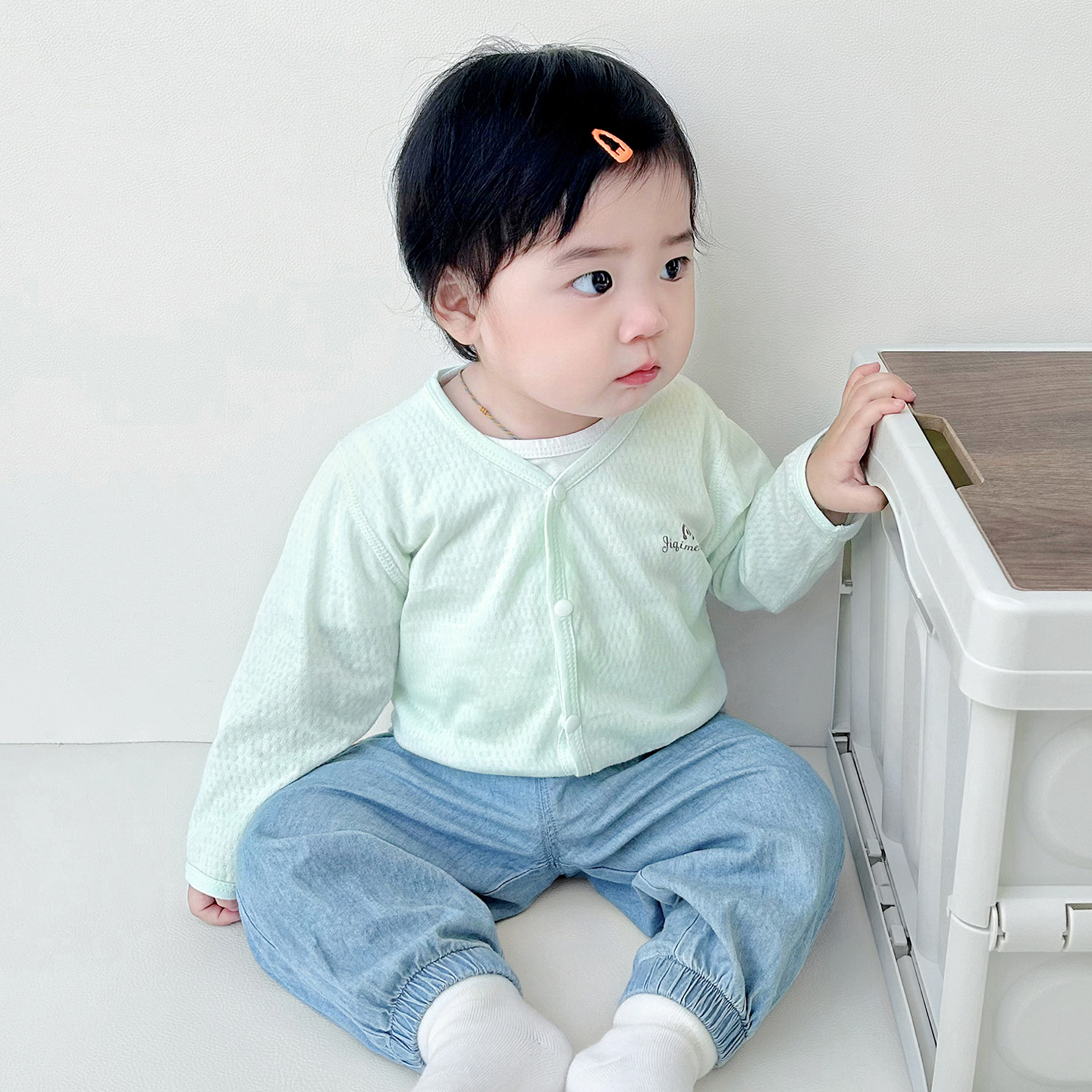 Ropa de protección solar para bebés, chaqueta de punto delgada con aire acondicionado para niños de verano, ropa de algodón de verano para niños y niñas, chaqueta para bebés