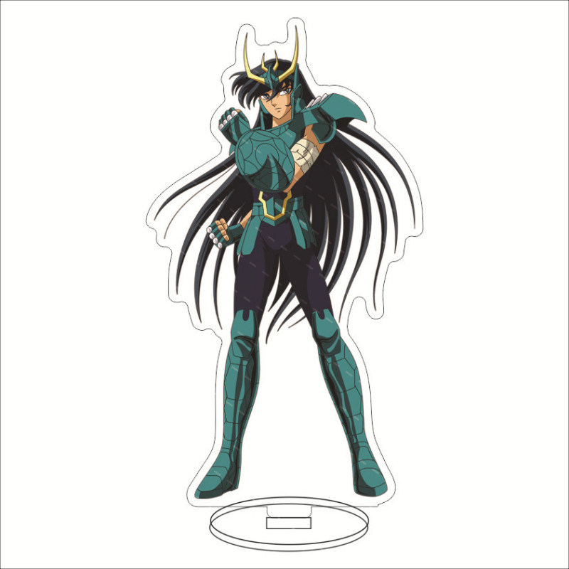 聖闘士星矢大立牌城戸沙織氷河紫龍瞬一輝童虎アクリル置物|undefined