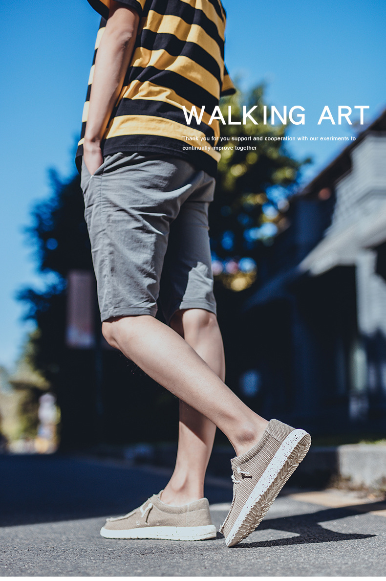 Cross-Border Dude Same Style Canvas Casual Large Size Men's Loafers European Station Cloth Driving Shoes In Stock_vogvips.com
