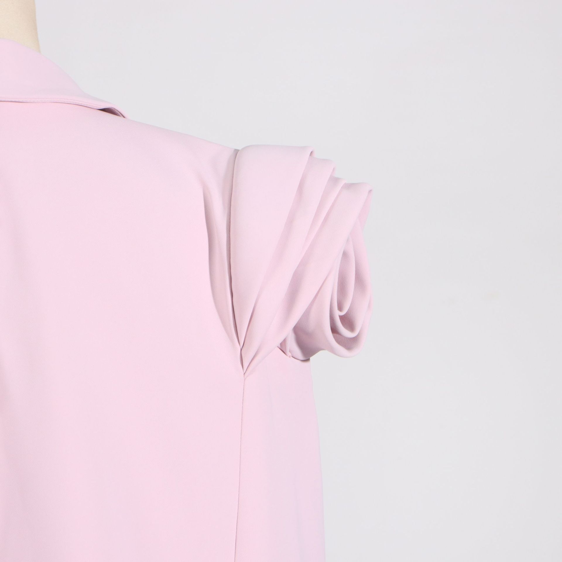 Women's Blazer Jacket Floral Button Detail High End Shawl Style_voghion.com