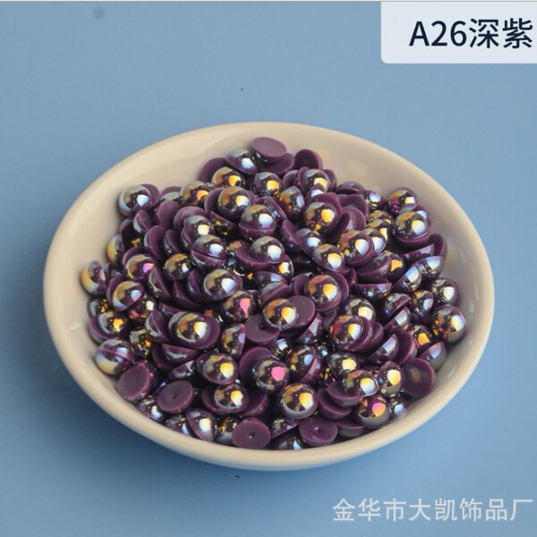 Purple beads pearl for manicure