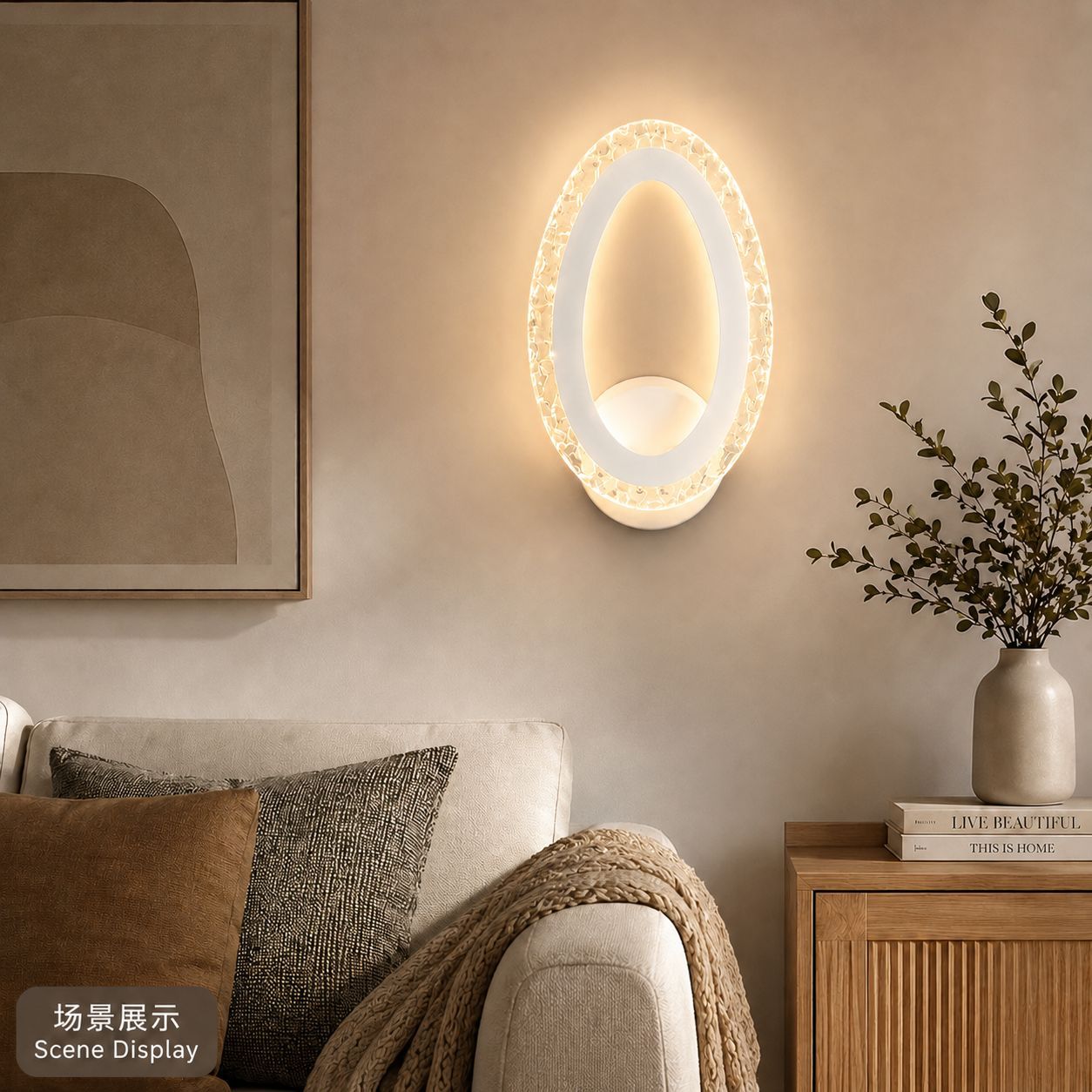 Decoración del dormitorio lámpara de cabezal de cama en el hogar nuevo dormitorio principal sala de estar escalera lámpara de pared de fondo moderna simple lámpara de pared de pasillo