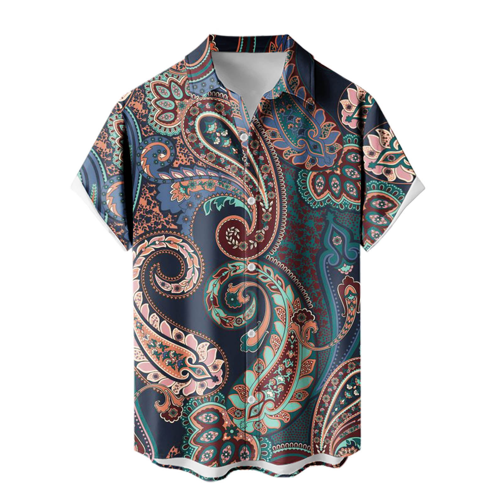 2024 venta caliente para hombres nueva camisa de manga corta Hawaii Holiday Series Camisa casual de todo fósforo con estampado 3D para hombres