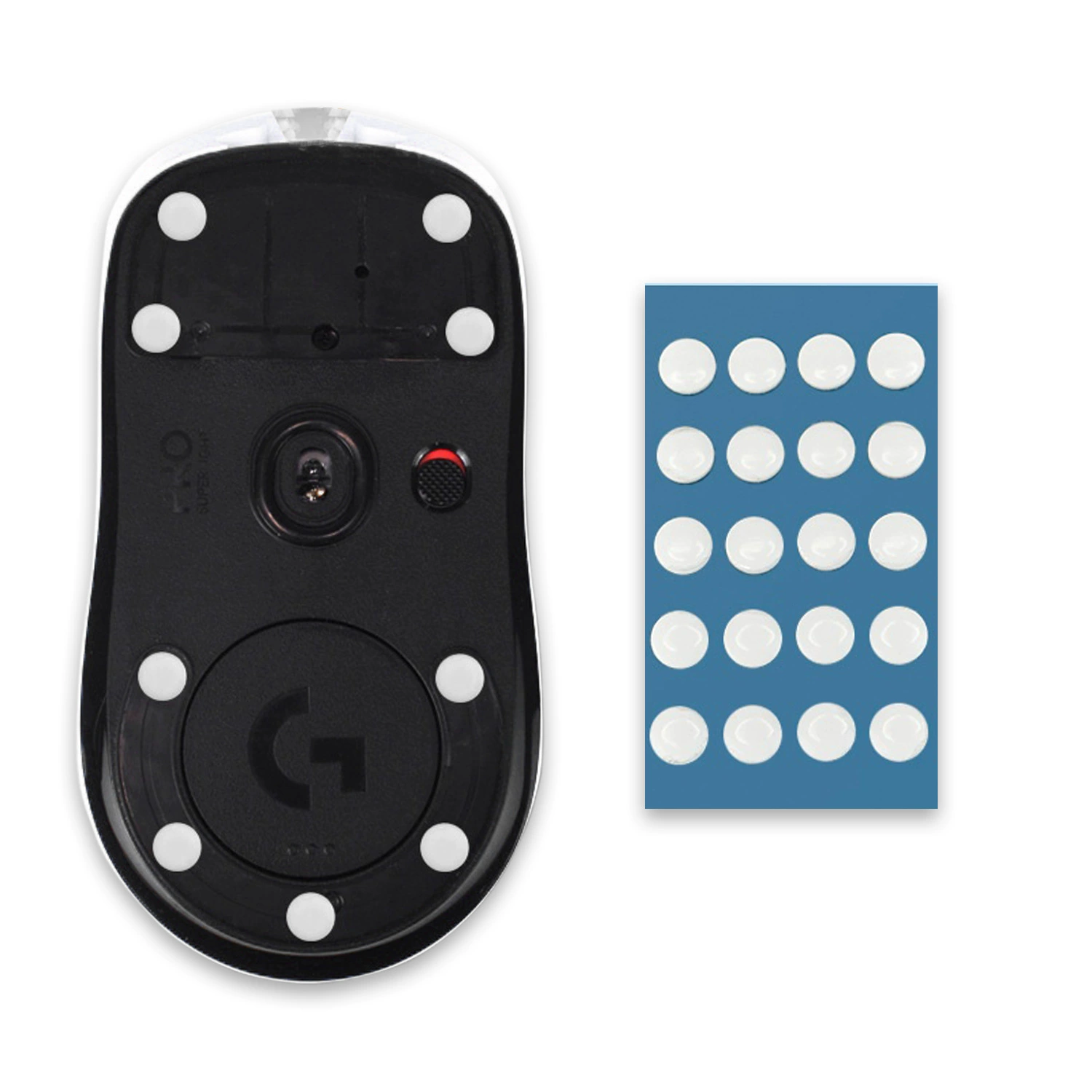 Универсальные подушечки для ног универсальной мыши с маленькими точками подходят для всех моделей тефлоновых подушечек для ног с большими точками в форме пончика.