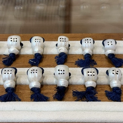 Xizang-style natural pearl bead connectors for DIY handmade jewelry, bracelets, necklaces, and fashion accessories