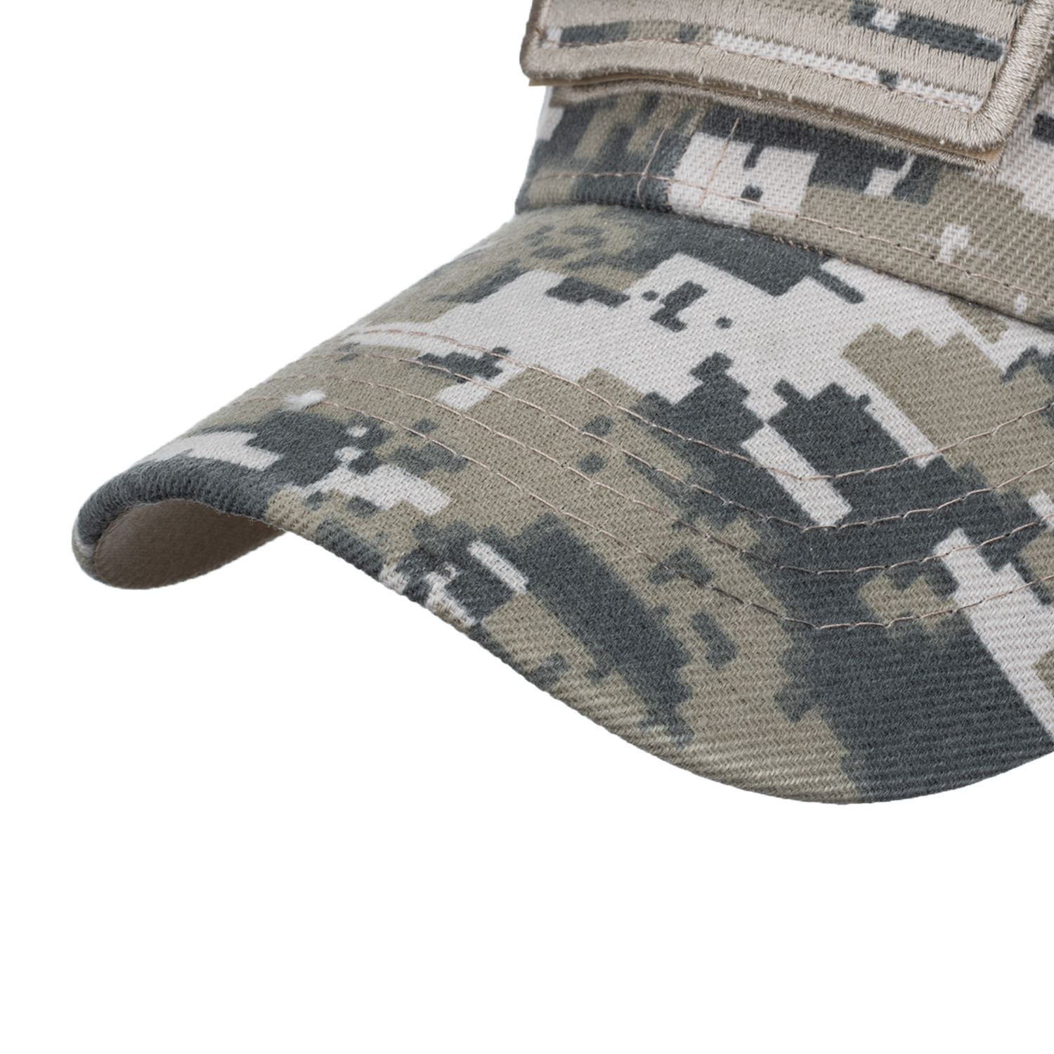 New Hat, American Flag Camouflage Sticker, Embroidered Baseball Cap, Net Cap, Men's Cap, Duck Tongue Cap, Cross-border B688_voghion.com