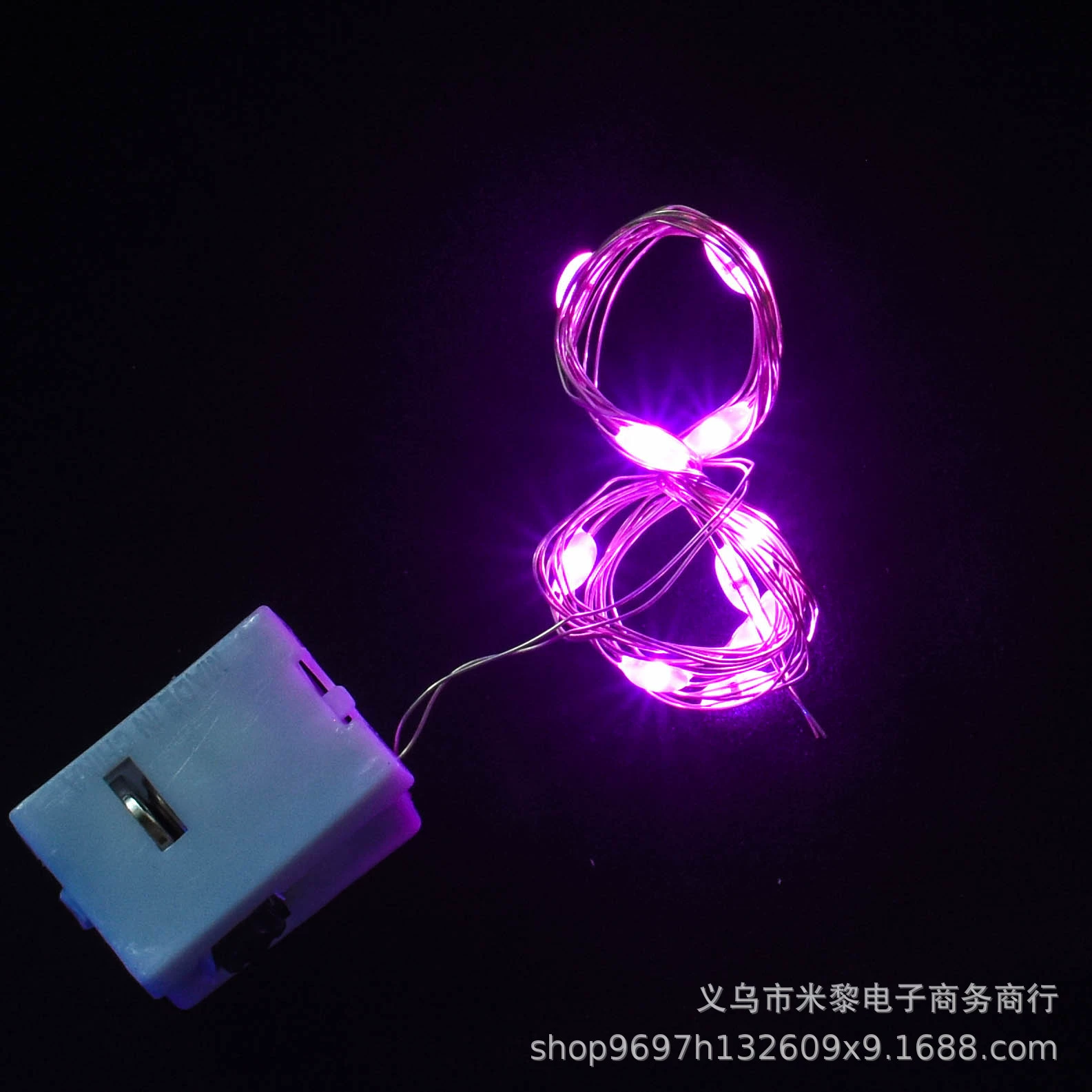 LED-гирлянда 0,5–3 м с батарейным блоком и выключателем, тёплый белый и цветные