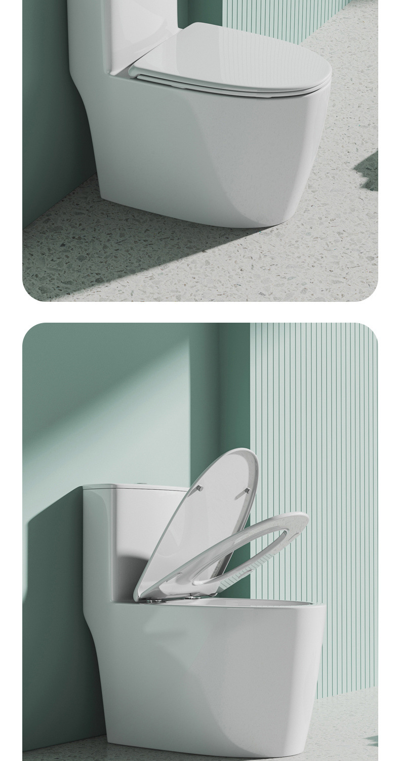 Toilet, household large-diameter siphonic flush anti-odor bathroom water tank, toilet on Amazon undefined