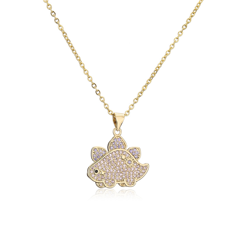 Aogu Cross-Border Supply Hot Sale in Europe and America Hip Hop Culture Dinosaur Series Pendant Real