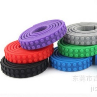 Factory Direct silicone building blocks silicone building blocks with toys DIY silicone roll bar baby educational silicone toys