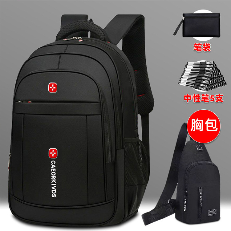 Hombres mochila 15 pulgadas mayorista de negocios ocio bolsas de computadora de gran capacidad al aire libre bolsa de viaje bolsa de estudiantes