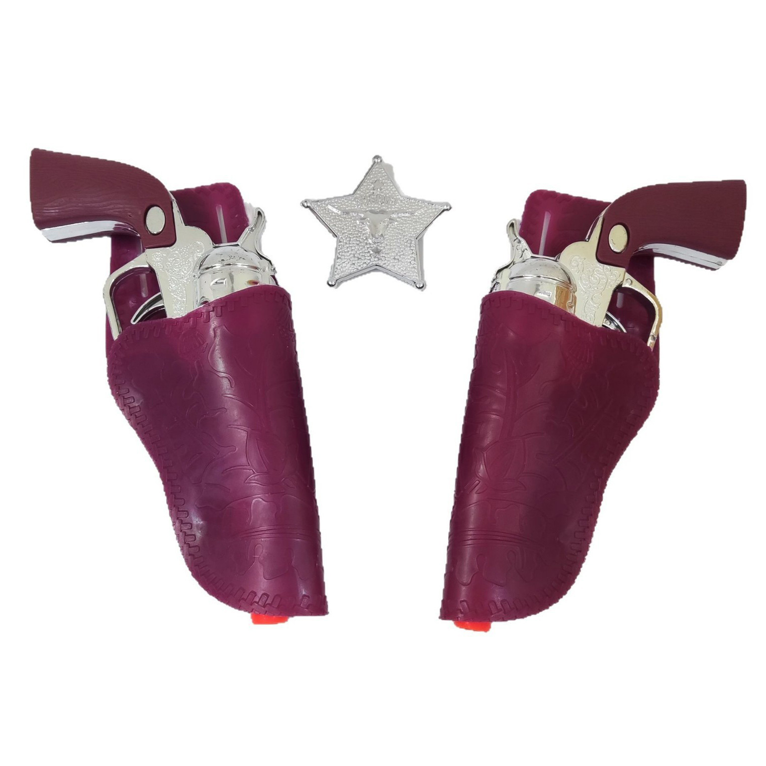 Juguetes para niños de Halloween: Cinturón y funda de pistola de vaquero