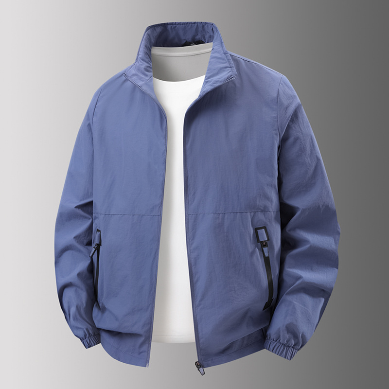 Chaqueta de hombre transfronteriza primavera y otoño 2025 nuevo negocio ocio abrigo transpirable al aire libre chaqueta de otoño para papá image 9