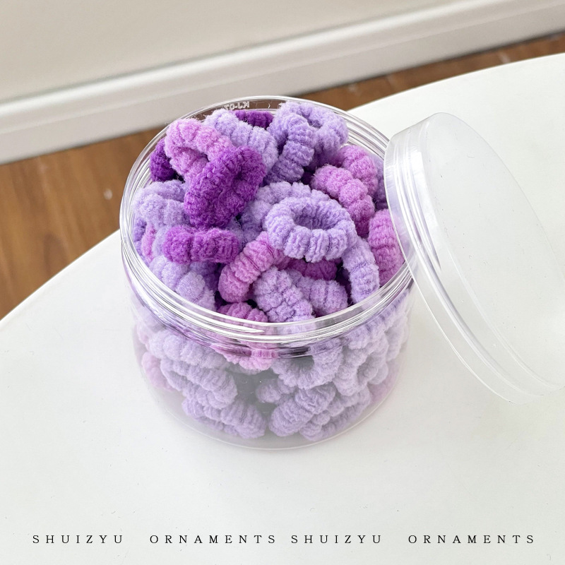 Banda de pelo de pulgar corbata cuerda de pelo hembra niños no lastiman pelo banda de goma pequeña banda de goma elástica alta cuerda de pelo del bebé accesorios para el cabello