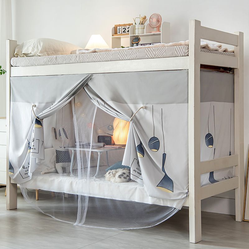 Dormitorio cortina de cama opacas mosquitera dormitorio de estudiantes integrado litera superior litera superior e inferior cama alta cortina cubierta cama individual