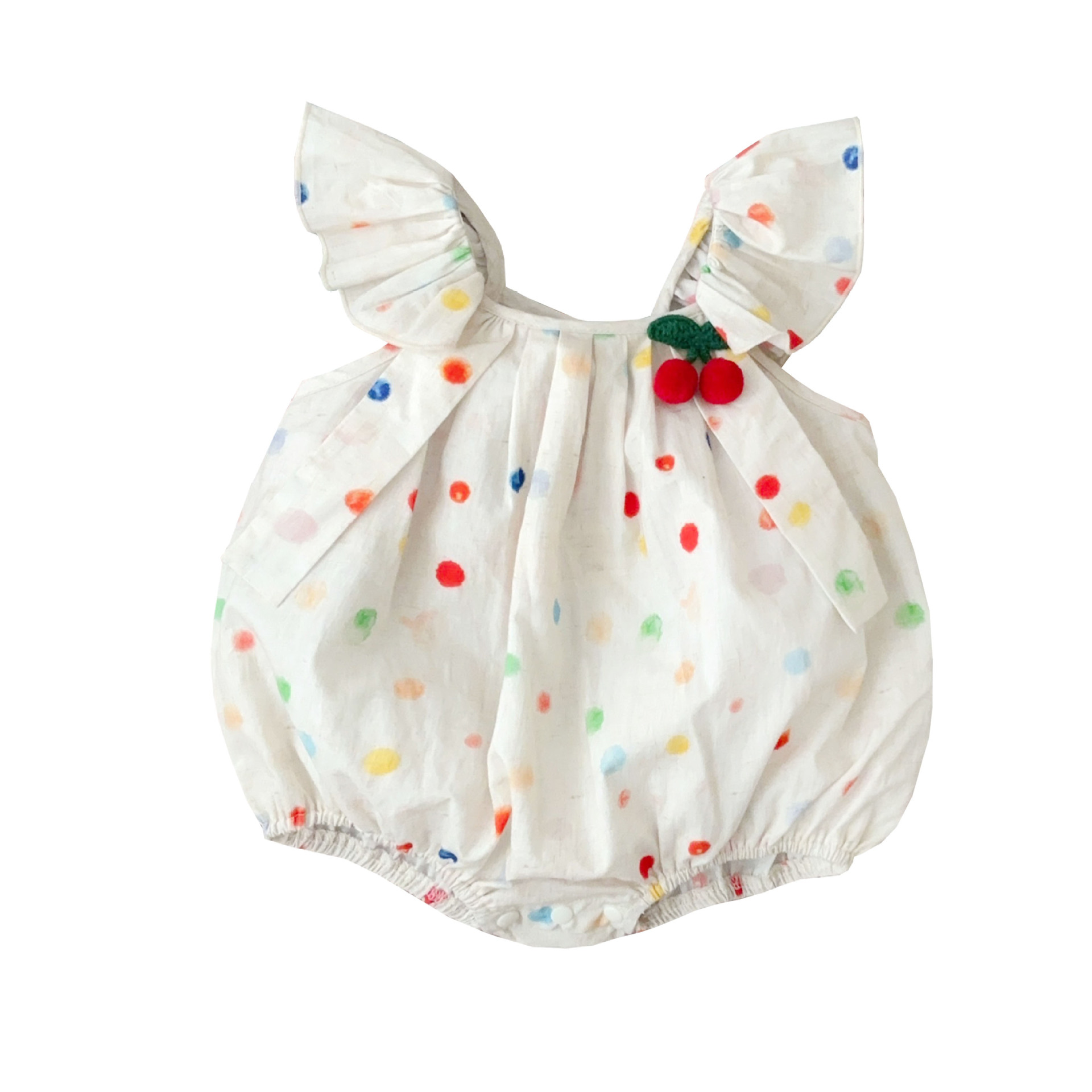 Ropa de bebé verano nuevo estilo princesa mampara mujer tesoro lindo pedo ropa de verano algodón fino manga voladora mono