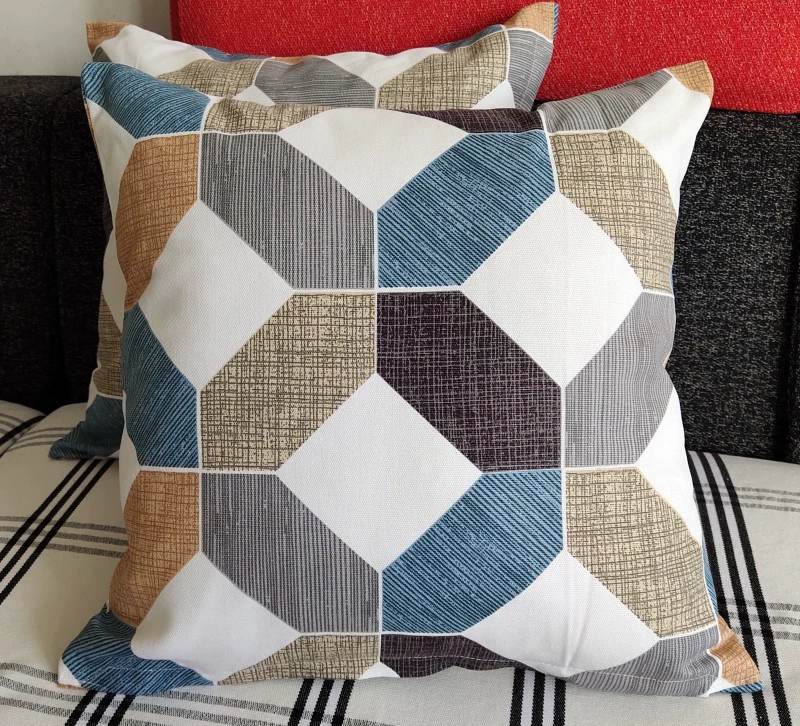 Cotton pillow, pillowcase, square sofa for bed, increased thickness