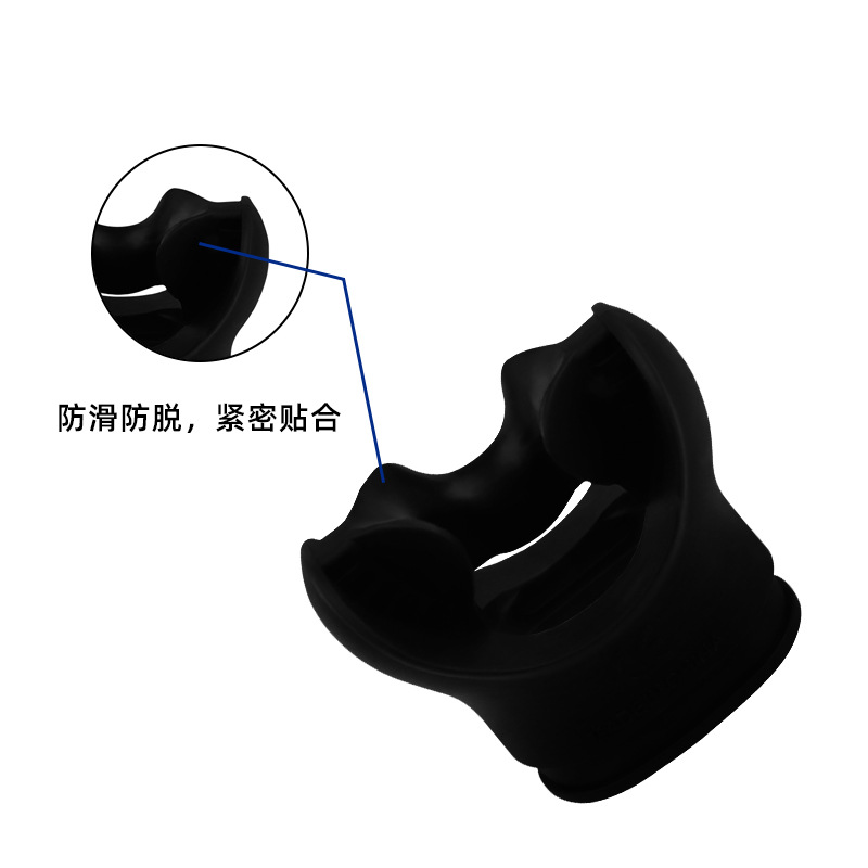 HOTDIVE snorkeling boquilla de silicona cabeza secundaria tubo de respiración dispositivo inodoro universal accesorios de buceo equipo de buceo