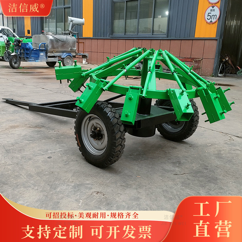 12把牵引式扫地机价格 工厂折叠式清扫车 多用途垃圾清扫车