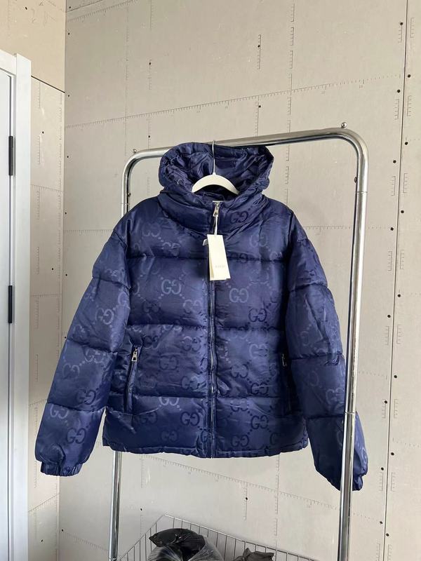 跨境冬装男纹花刺绣棉服暗纹提花连帽加厚保暖服情侣古cci棉外套c|undefined