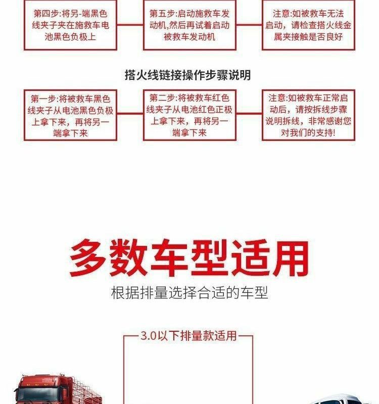 Car battery jumper cable, car battery jumper wire, jumper cable with clamps, car jump starter connection cable, jumper wire