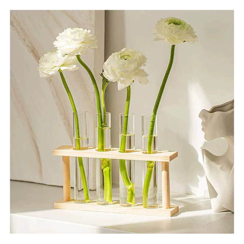 Интернет-знаменитости в стиле бытовой пробирки стеклянная ваза цветочное искусство гидропонный контейнер настольные украшения ваза для цветов украшения