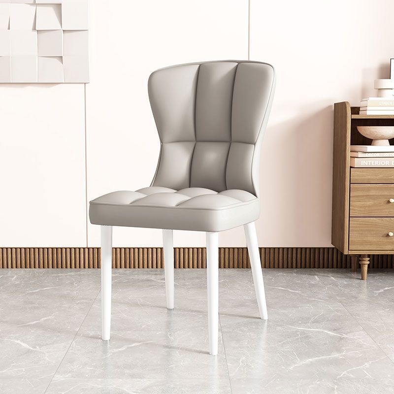 Asiento de restaurante nórdico simple respaldo superior silla de comedor de paquete flexible silla de negociación de hotel image 33
