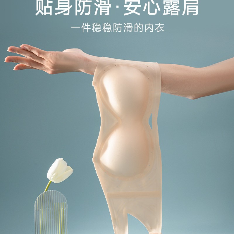 Venta directa de fábrica comercio electrónico transfronterizo Sudeste de Asia Vietnam Tailandia damas sin costuras sujetador de recogida lateral cómodo