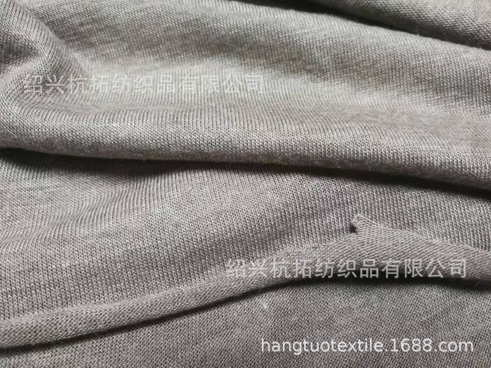 针织120gTR粗针汗布  涤纶人棉黏胶无弹粗针汗布