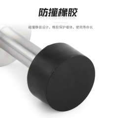 Stainless steel 304 door back hook fitting room rubber door top bathroom cloakroom clothes hook anti-collision door top hook