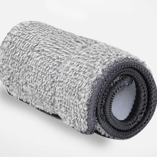 Venta al por mayor de fábrica reemplazo de paño trapeador reemplazo de paño de limpieza de piso trapeador húmedo y seco de doble uso entrega de una pieza