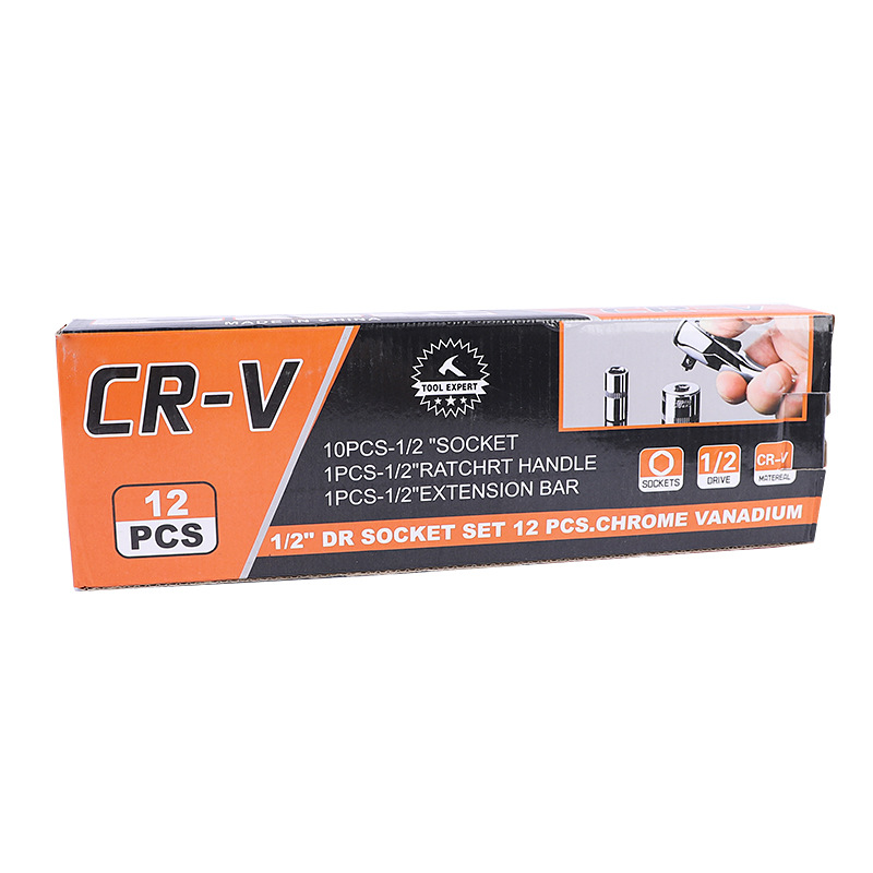 12 개의 자동차 유지 보수 도구 래칫 빠른 소켓 렌치 자동차 조합 도구 세트 공급