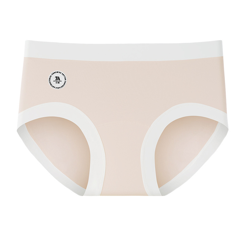Ropa interior de algodón puro, cintura de mujer, cadera, entrepierna larga, cuidado personal, más cómodo y agradable para la piel, ropa interior antibacteriana de entrepierna 7A para mujer