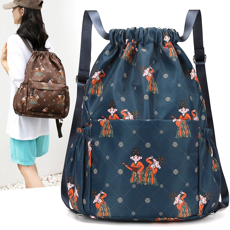 Новый национальный стиль спортивный мешок для бега тренировочная сумка для фитнеса баскетбольная сумка для альпинизма путешествия легкая сумка для кожи