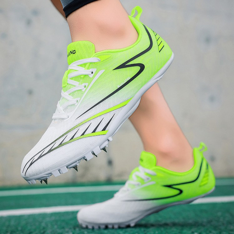 Cross-Border Spike Track and Field Shoes for Men and Women, Teenagers, Primary and Secondary School Students, Physical Examination, Speed Competition, Long Jump, Lightweight Sports Running Shoes Wholesale Cross-Border Spike Track and Field Shoes for Men and Women, Teenagers, Primary and Secondary School Students, Physical Examination, Speed Competition, Long Jump, Lightweight Sports Running Shoes Wholesale