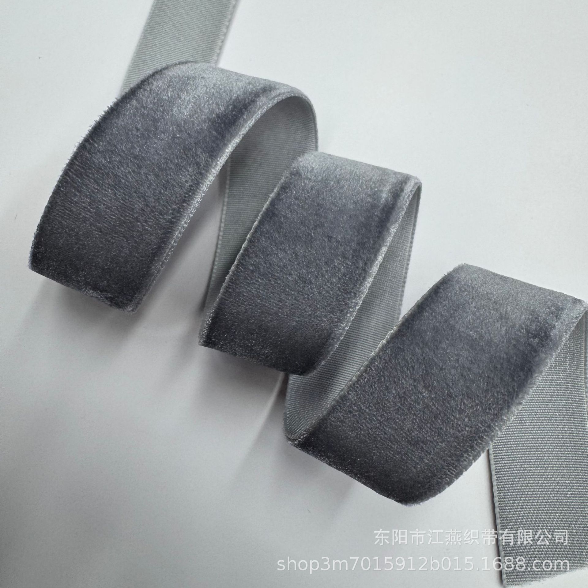 Cinturón de flocado spot unilateral cinta de lana de doble cara cinta de lana 2CM2.5cm spot al por mayor cinta de lana de color accesorios de ropa