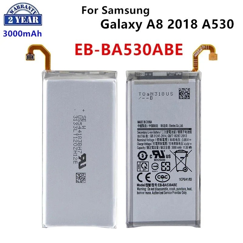 Nueva batería EB-BA530ABE 3000mAh para Samsung Galaxy A8 2018 A530 herramienta de envío image 2