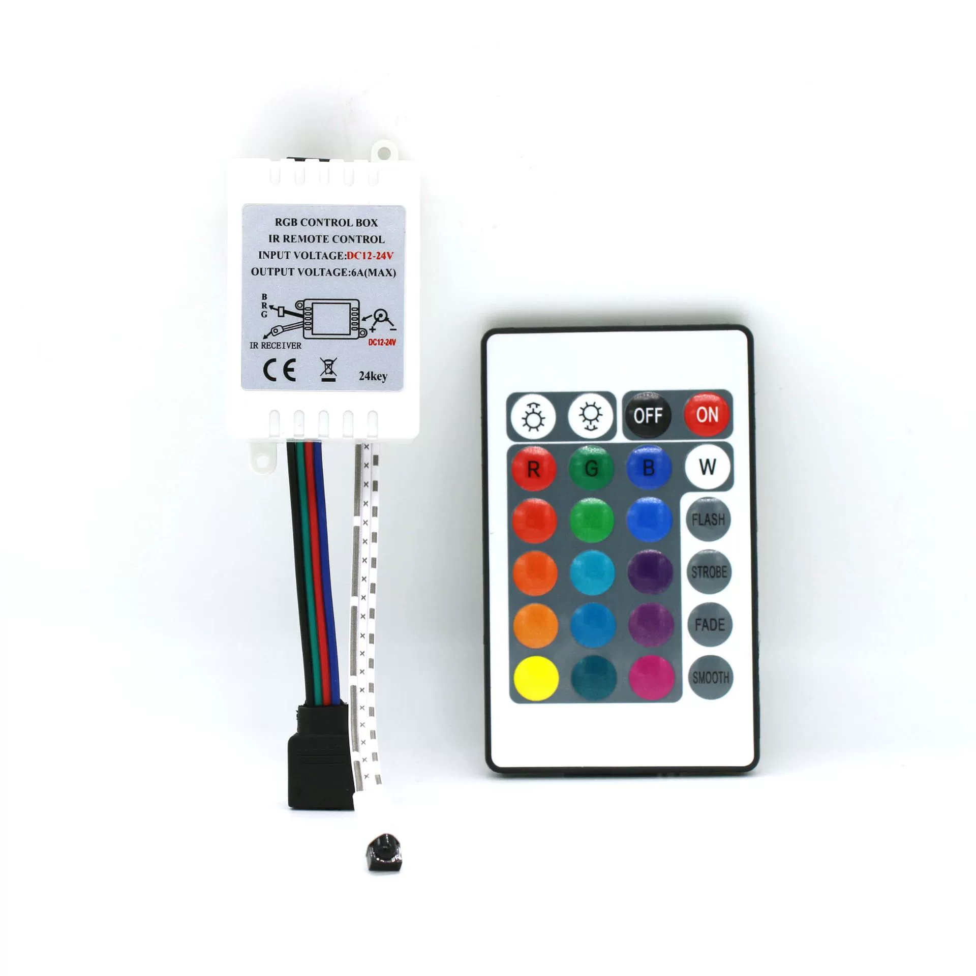 LED controller, light strip, remote control, 24 keys, 24 keys