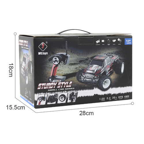 New product Weili K969/K989 remote control car 1:28 rechargeable four-wheel drive drift/rally car high-speed car toy