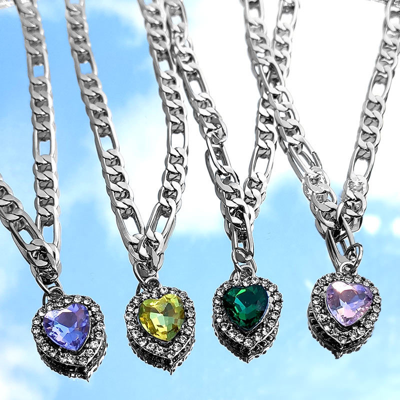 Simple Style Heart Shape Alloy Plating Inlay Rhinestones Womenu0027S Anklet 1 Piece