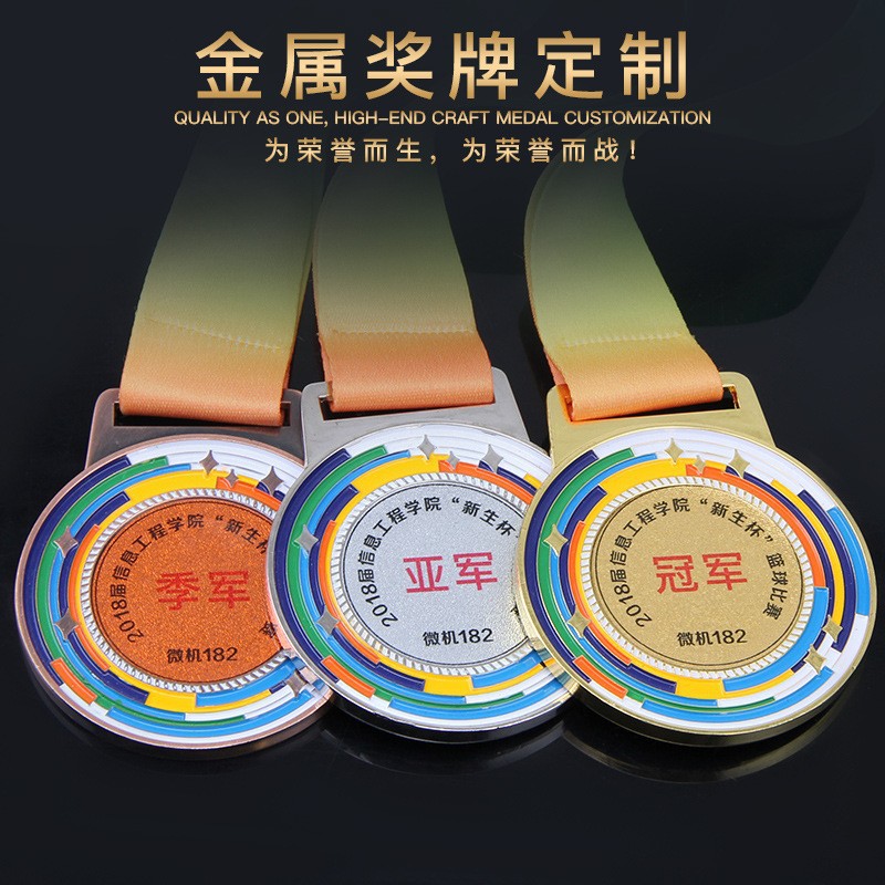 Medallas Brilliant Life de Oro, Plata y Bronce