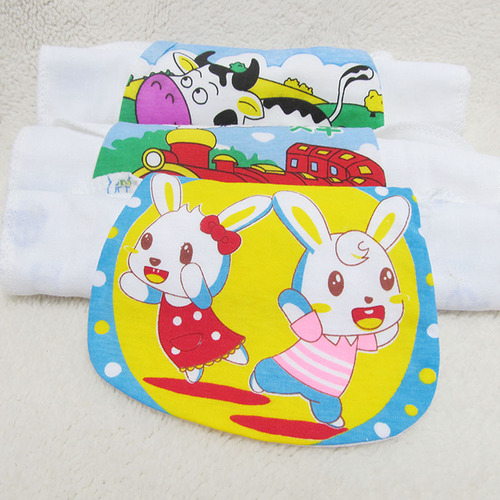 Baby Sweat Absorbent Towel 4-6 Layers Kindergarten Cotton Gauze Back Towel Children's Sweat Barrier Towel Large, Medium, Small Sizes