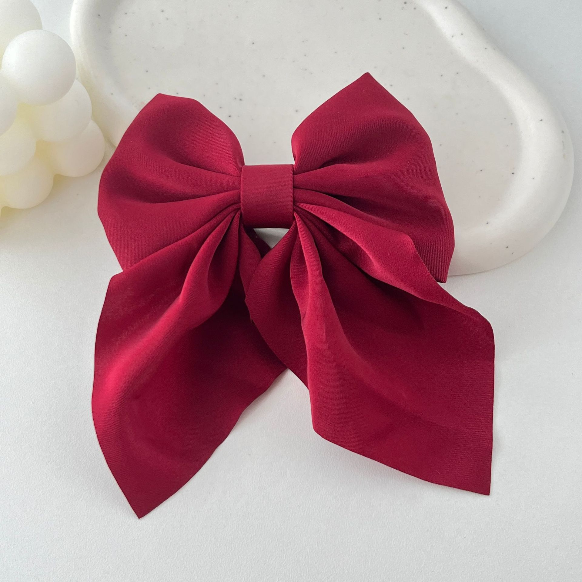 Women's Sweet Bow Knot Cloth Hair Clip display picture 4