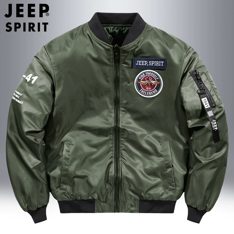 Мужской осенне-зимний новый двусторонний Летающий костюм, Мужская молодежная Повседневная хлопковая куртка-пилот, Мужская 6621