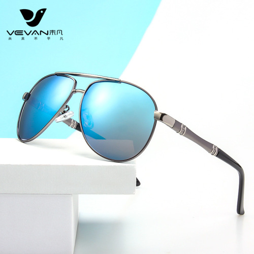 VEVAN Extraordinary Pilot Men's Polarized Sunglasses Driving Fishing Sunglasses TAC Toad Mirror 1003