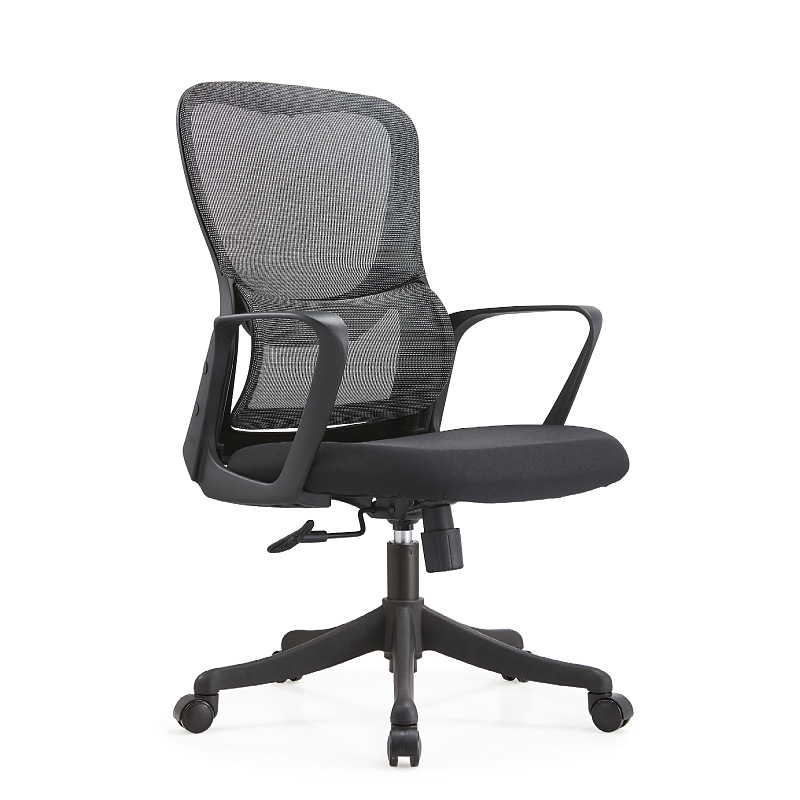 017 - 15 - J0032B * negro (algodón + reposabrazos unidos + chasis libre + pies de nylon) dos hojas / caja 65 * 51 * 62 * 24K